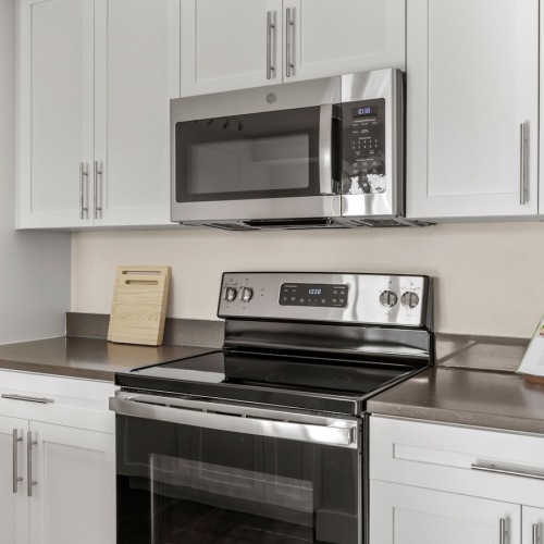 Beautiful kitchens with designer finishes Well-lit kitchen with ample counter space