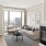 a living room with a large window
